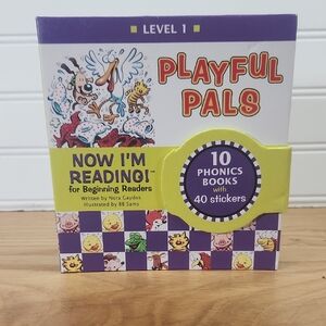 Playful Pals Phonics Books Set - Level 1 Short Vowel Sounds